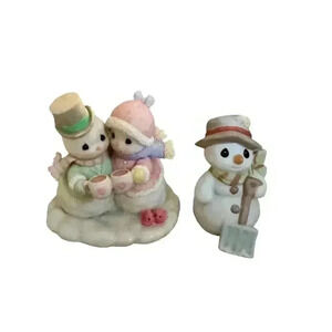 Precious Moments Snowfriends + Snowman 2004